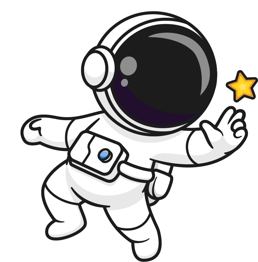 astronaute étoile